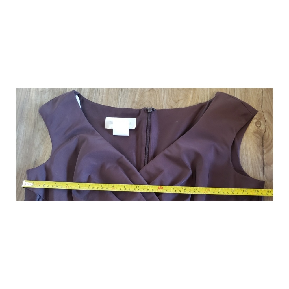 David's Bridal Chocolate Brown Dress - Picture 4 of 6